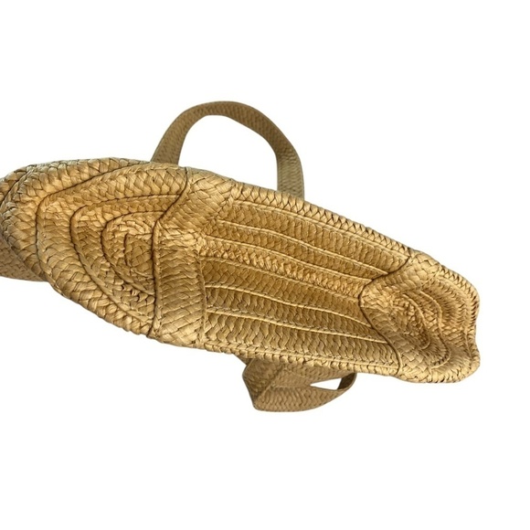 DRAPER JAMES - Straw Tote Bag Natural Color - Picture 9 of 11